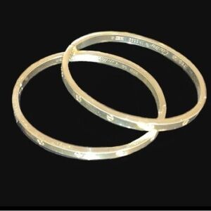 Elegant Gold Hinge Bracelets